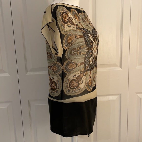 Women’s SZ S Semi-Sheer Side Tie Lightweight Top - Picture 4 of 16